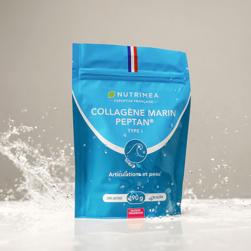 Image Listyle dans l'eau du complément alimentaire Collagène en Poudre de Nutrimea