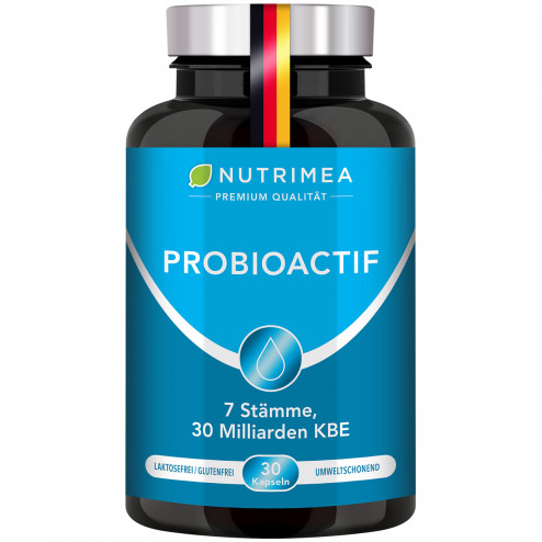 Packshot des Nahrungsergänzungsmittels Probiotika von Nutrimea