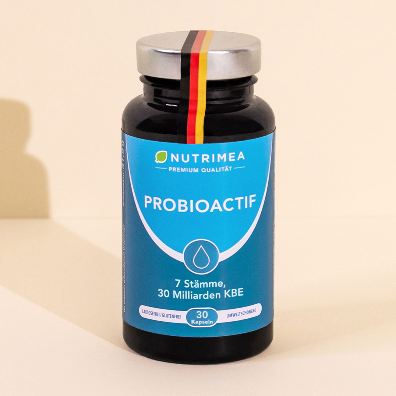 Packshot 2 des Nahrungsergänzungsmittels Probiotika von Nutrimea