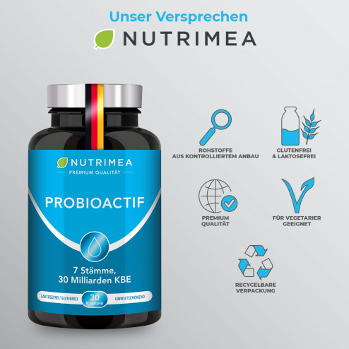Vorteile des Nahrungsergänzungsmittels Probiotika von Nutrimea