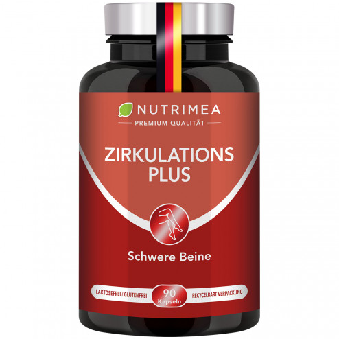 Packshot 1 des Nahrungsergänzungsmittels Kreislauf schwere Beine von Nutrimea