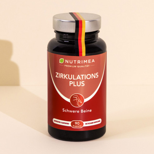 Packshot des Nahrungsergänzungsmittels Circulation Complex Beine von nutrimea
