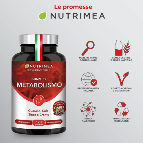 Integratore Metabolismo Senza Glutine e Senza Lattosio