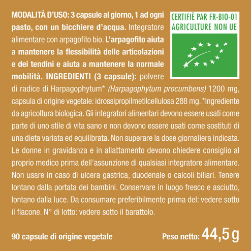 Benefici e controindicazioni di arpagofito biologico