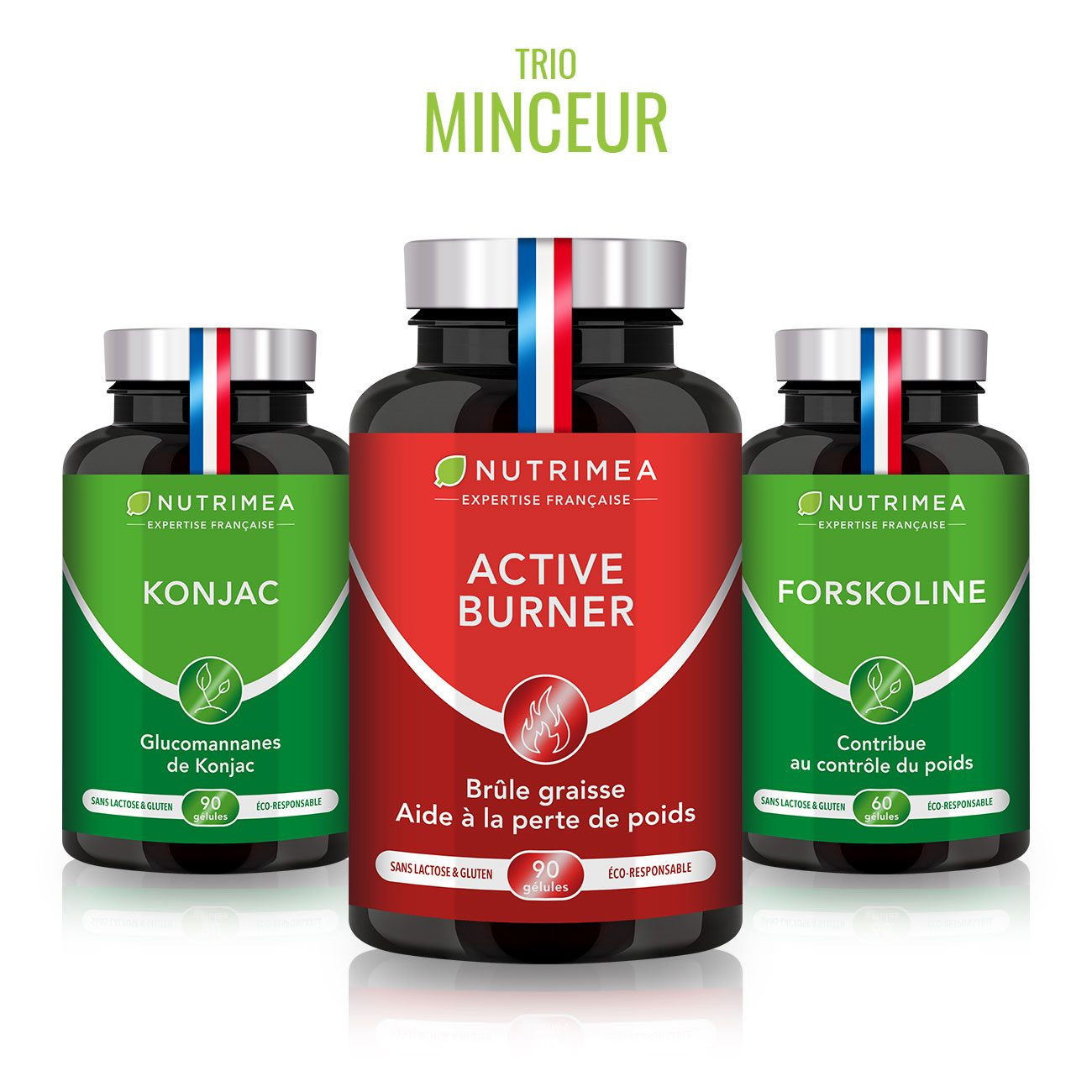 Trio MINCEUR - Active Burner, Konjac, Forskoline
