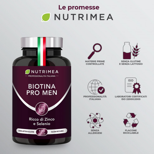 Promesse Nutrimea Biotina Pro Men in capsule per uomini