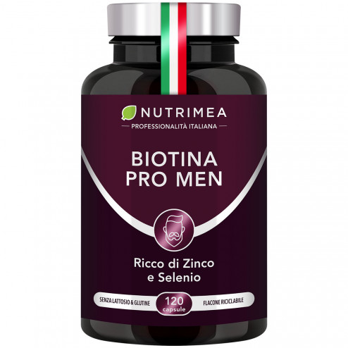 Benefici di biotina in capsule per barba e capelli negli uomini