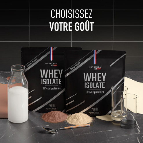 Illustation lifestyle de la Whey protéines saveur chocolat