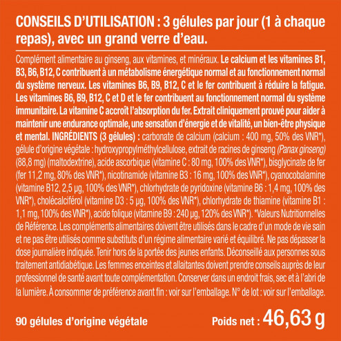 Duo TONUS - Multivitamines Minéraux & Magnésium marin en complément alimentaire