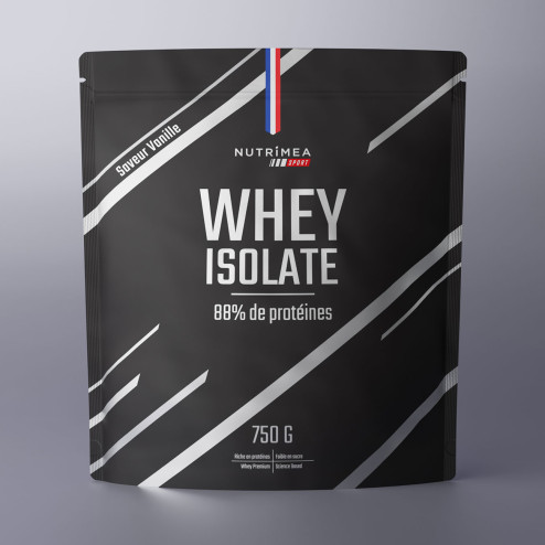 whey isolate gout vanille nutrimea sport