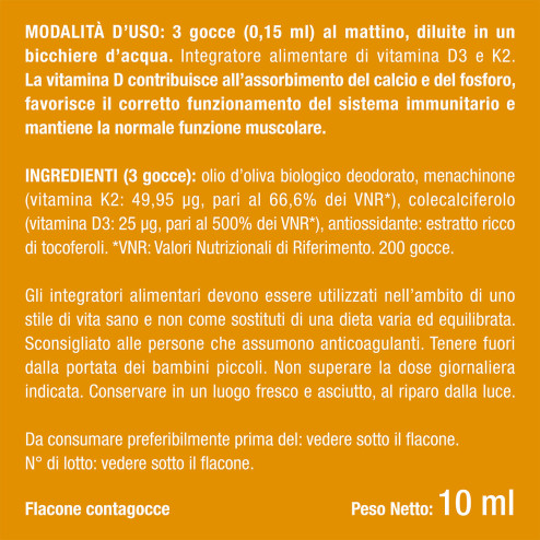 Benefici e controindicazione della Vitamina D3