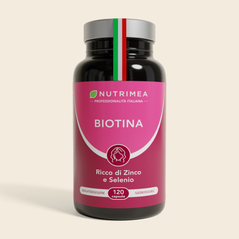 Integratore alimentare per capelli a base di Biotina