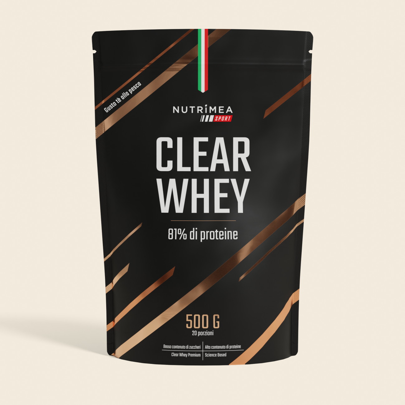 clear whey proteine gusto pesca