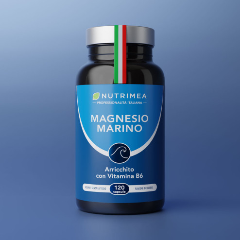 Magnesio marino integratore alimentare naturale contro stanchezza e affaticamento