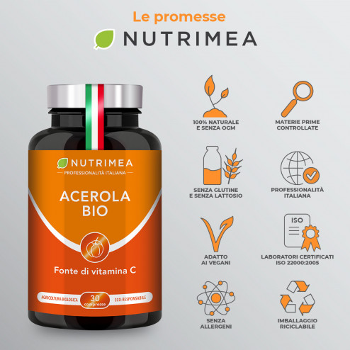 Immagine del supplemento Acerola Bio - Fonte di Vitamina C