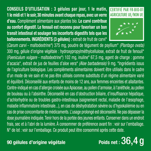 Bienfaits et contre indications pour HerbaCol - Complexe 6 plantes