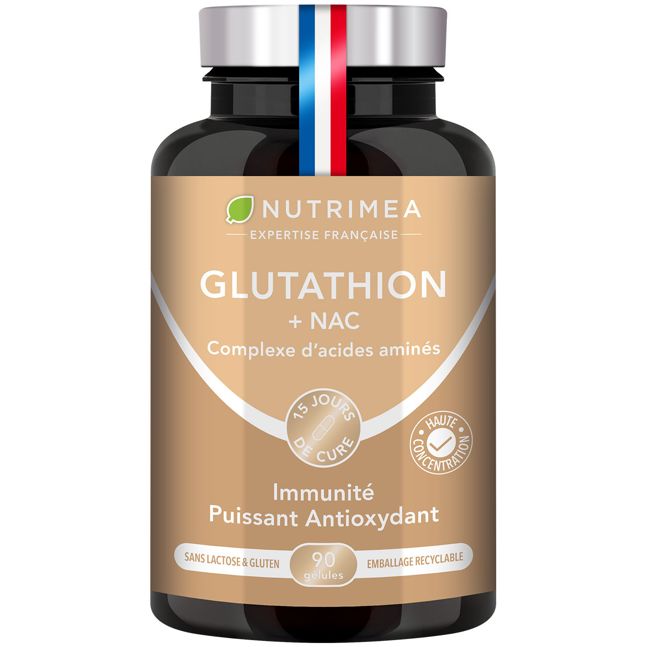 Glutathion - 90 gélules - Nutrimea