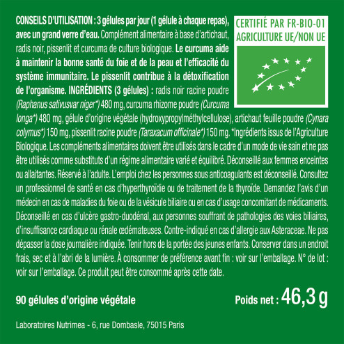 Bienfaits et contre indications pour Complexe Bio