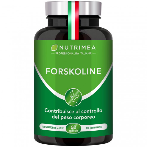 Sfondo bianco del portapillole Forskolina