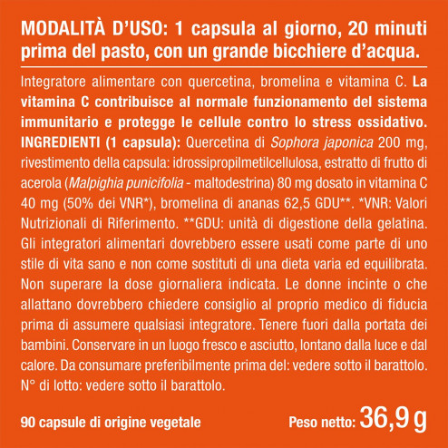 Benefici e controindicazioni di Quercetina