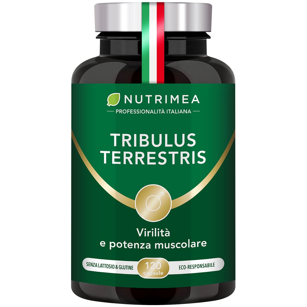 Tribulus Terrestris - Integratore Testosterone - 600 mg - 120 Capsule - Nutrimea