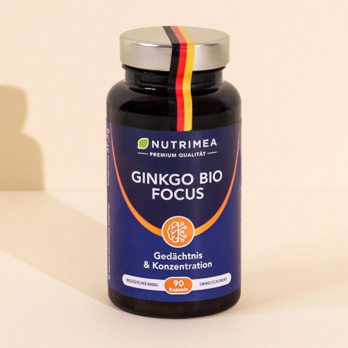 Bild der Verpackung des Supplements Ginkgo Bio Focus
