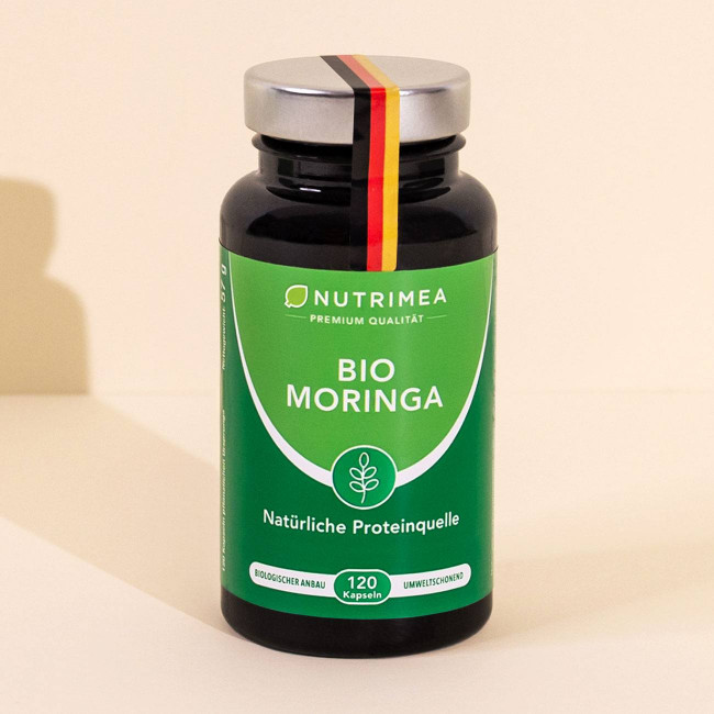Bild der Verpackung des Supplements Moringa Oleifera BIO