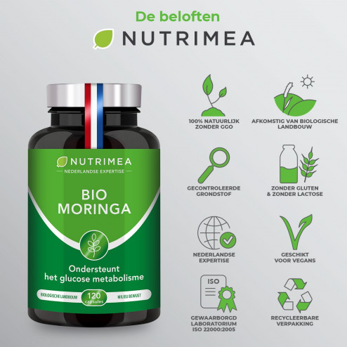 Biologische Moringa als voedingssupplement 