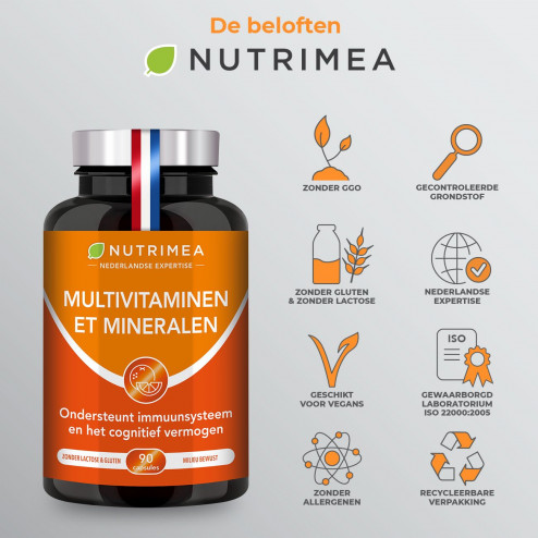 Multivitaminen et Mineralen als voedingssupplement 