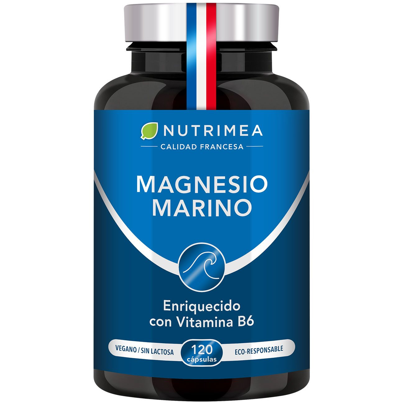 Ilustración del pastillero del suplemento Magnesio Marino y Vitamina B6