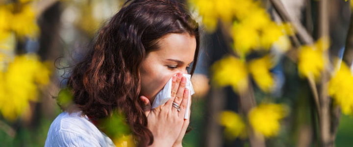 Allergie au pollen et rhume des foins : les traitements naturels Le printemps est, pour les personnes allergiques, une mauvaise saison, qui s'accompagne de rhinite allergique, conjonctivite et autres maux liés à l'allergie au pollen.