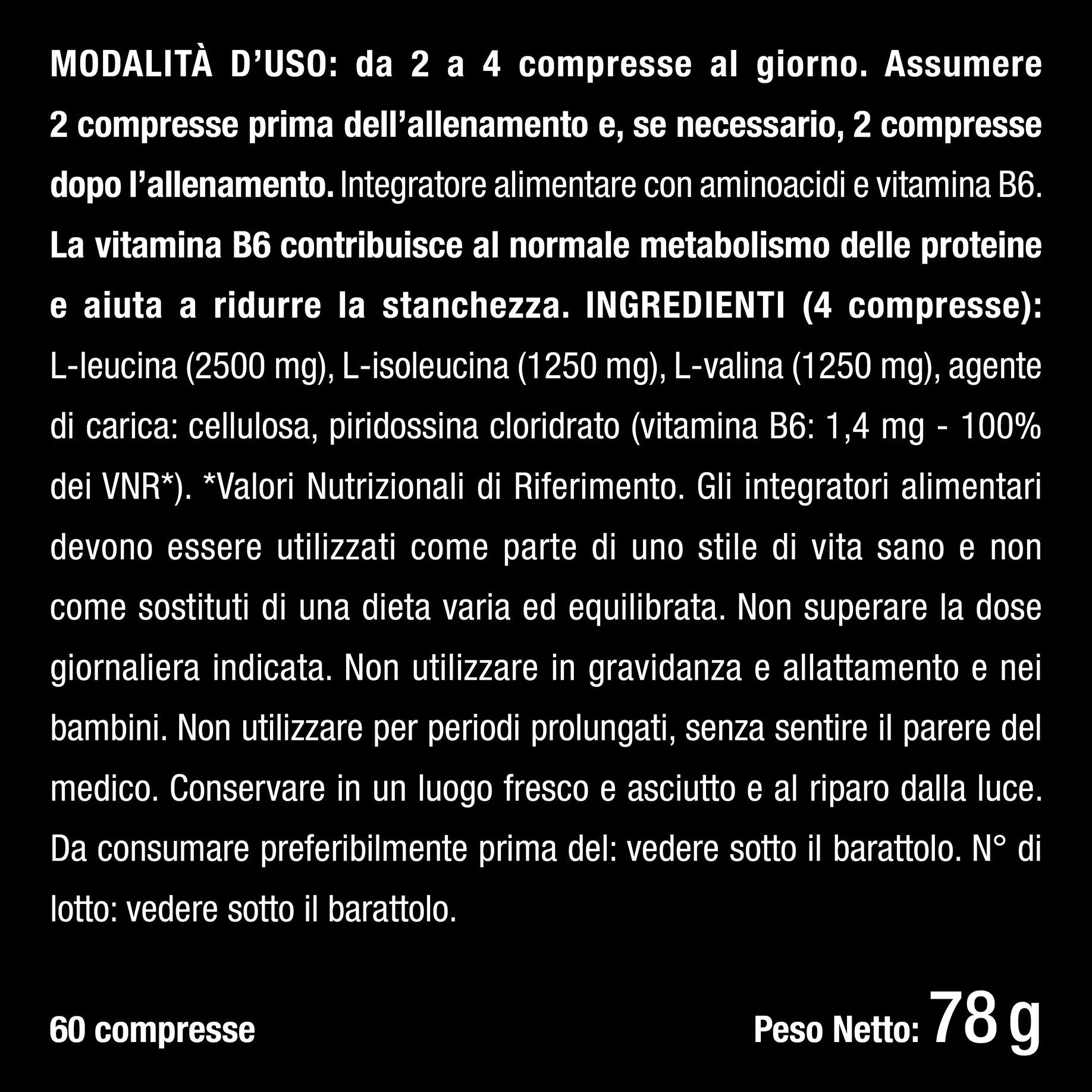 Benefici e controindicazioni dei BCAA