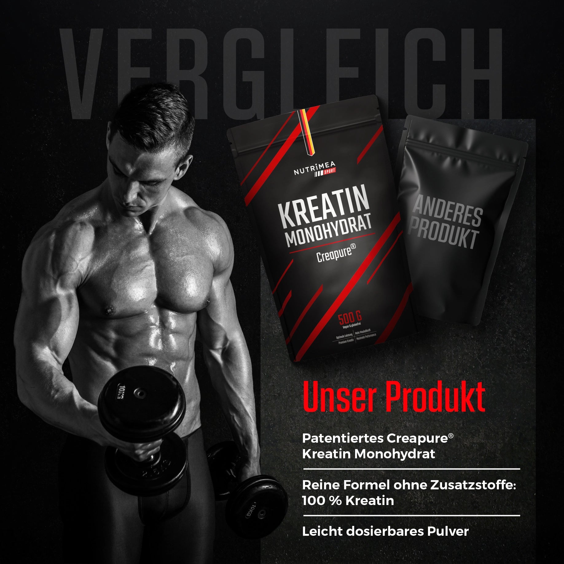 Kreatinmonohydrat Creapure® - Pulver