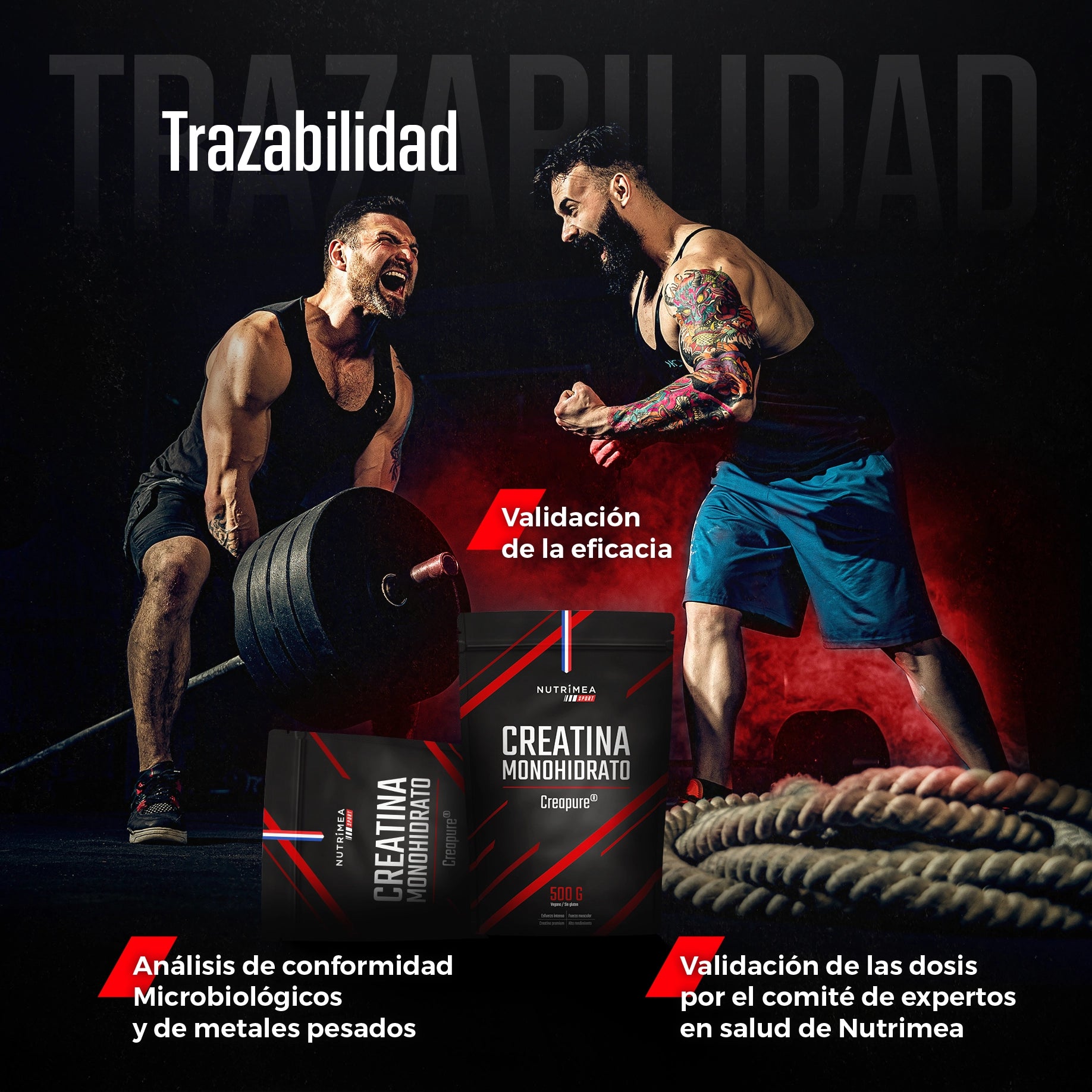 Creatina Monohidrato Creapure® en polvo