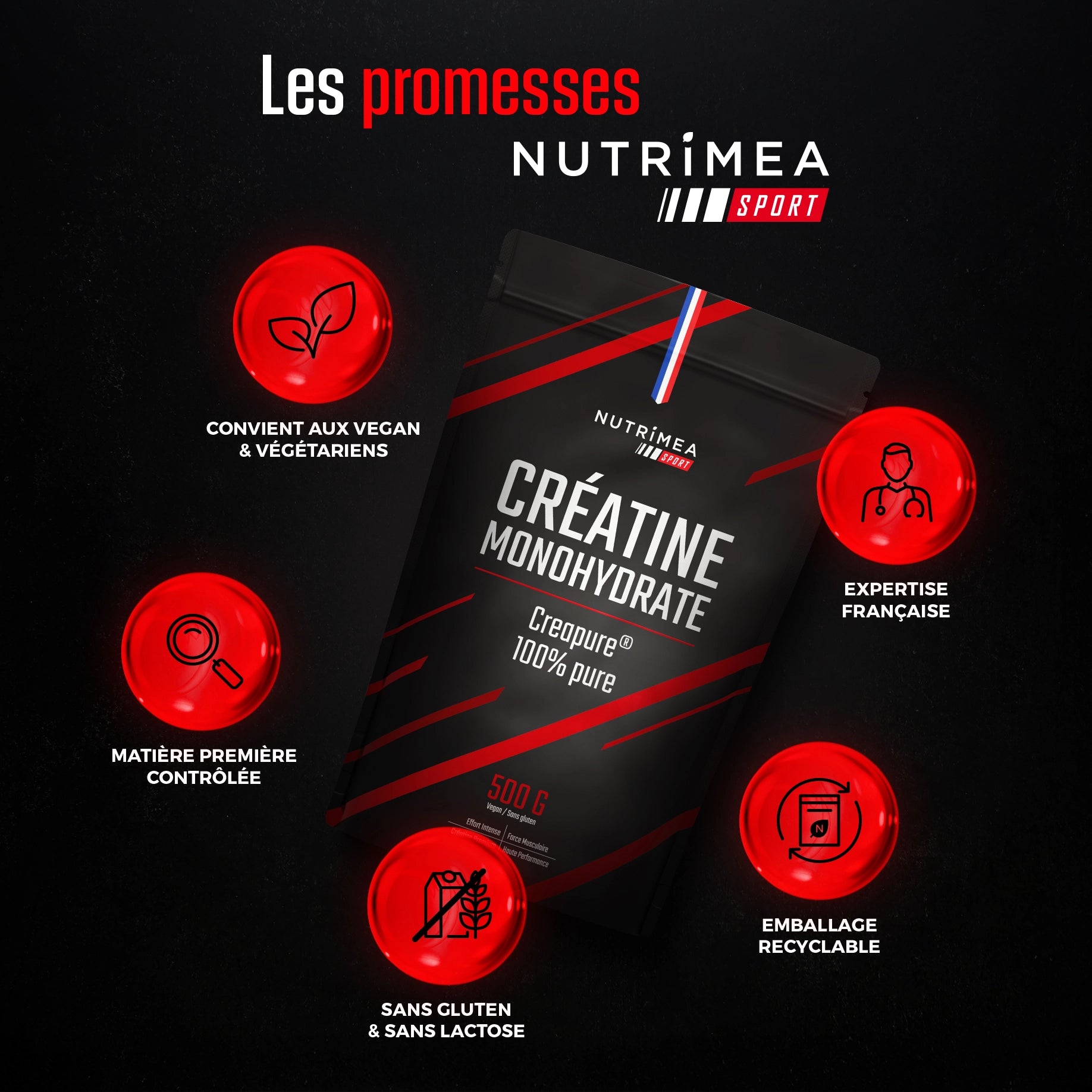Créatine Monohydrate Creapure® en Poudre