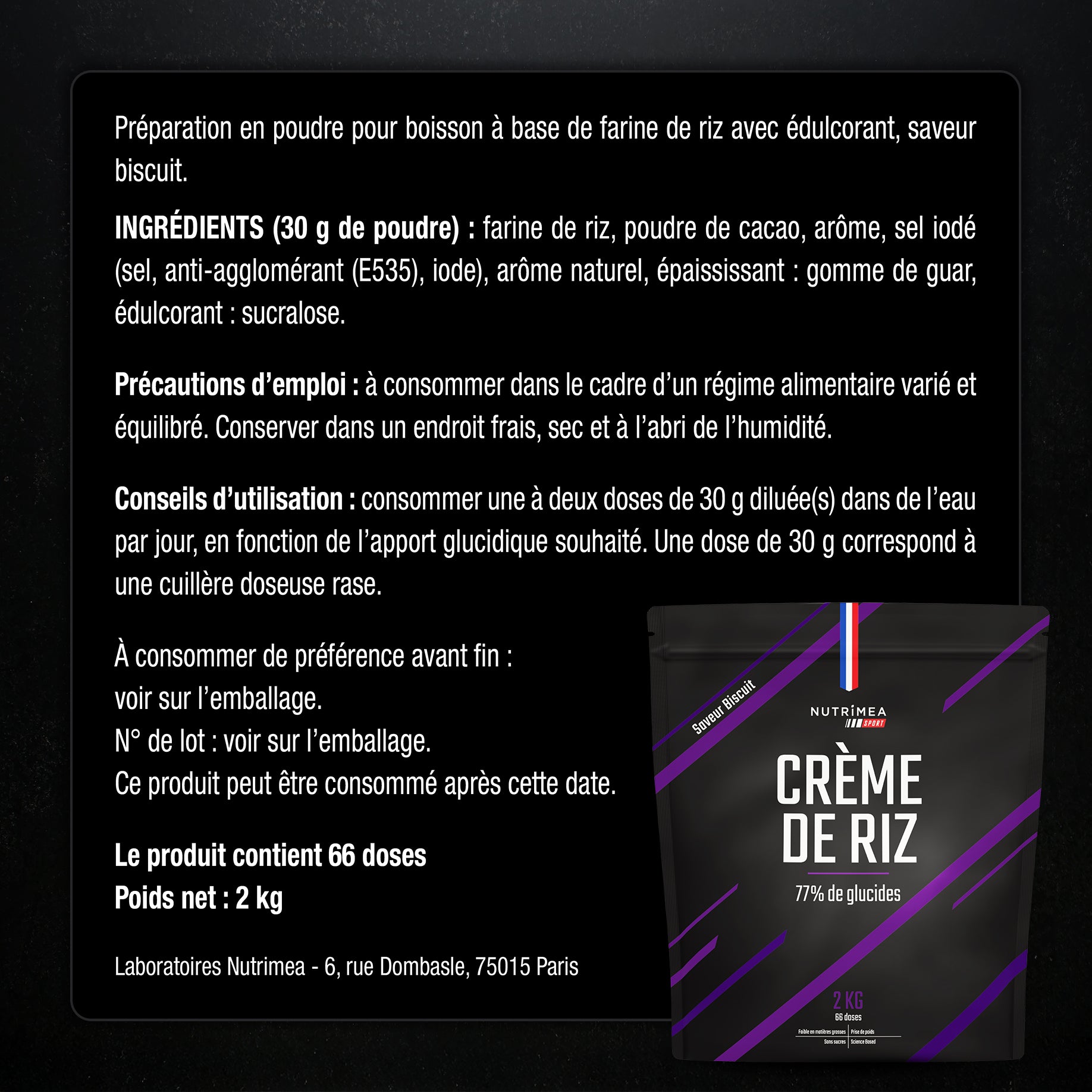 Crème de Riz