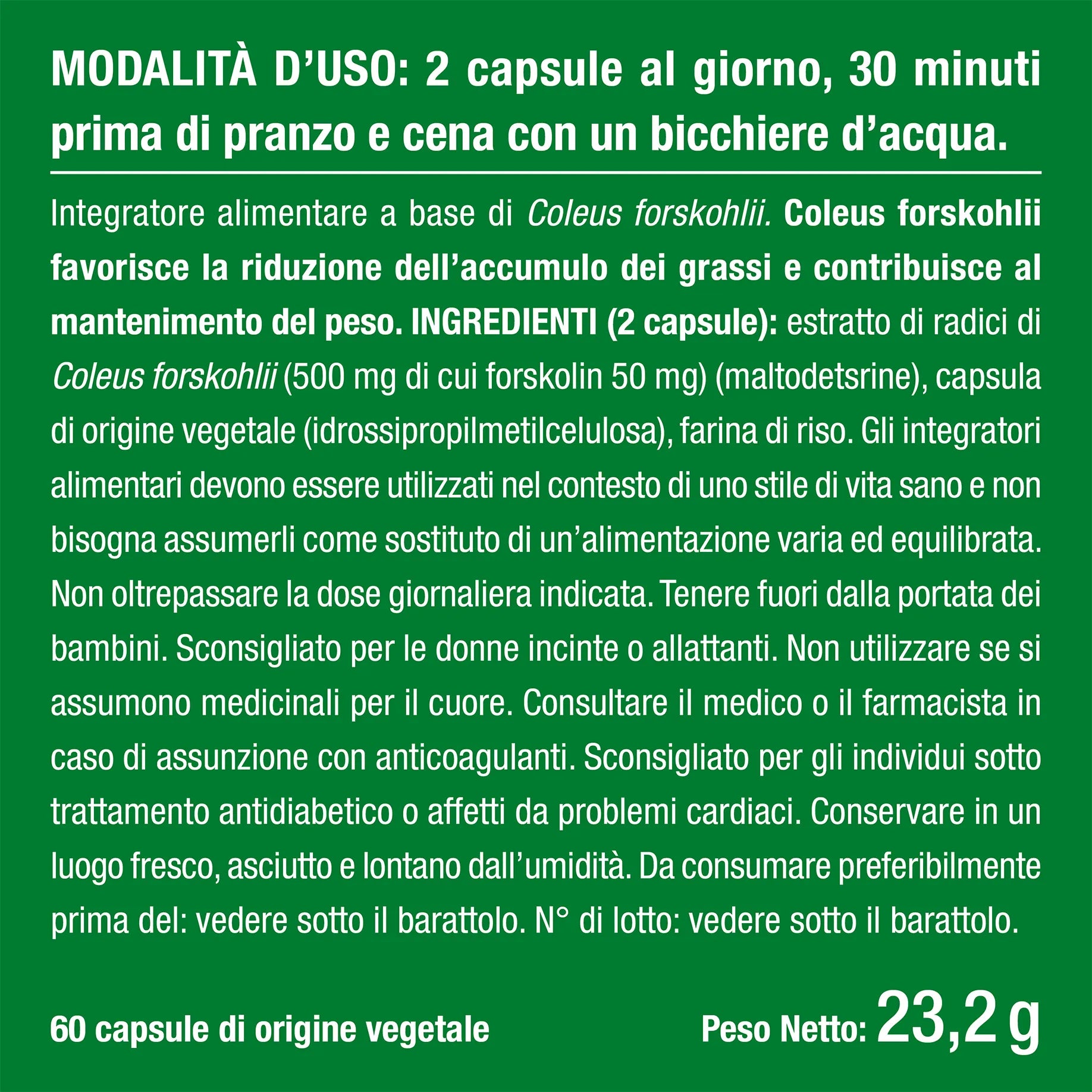 Benefici e controindicazioni dei Forskoline