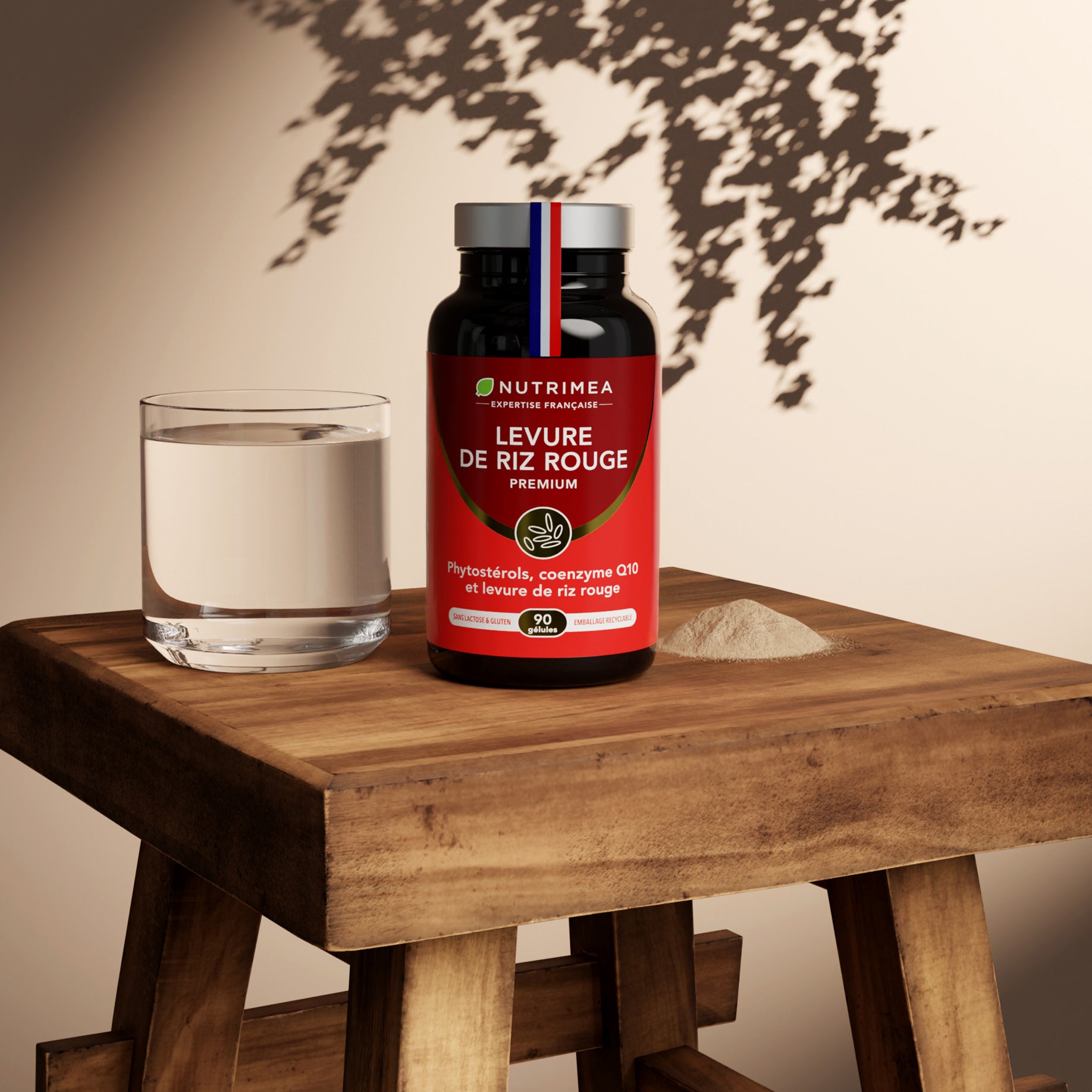 Gélules de levure de riz rouge premium