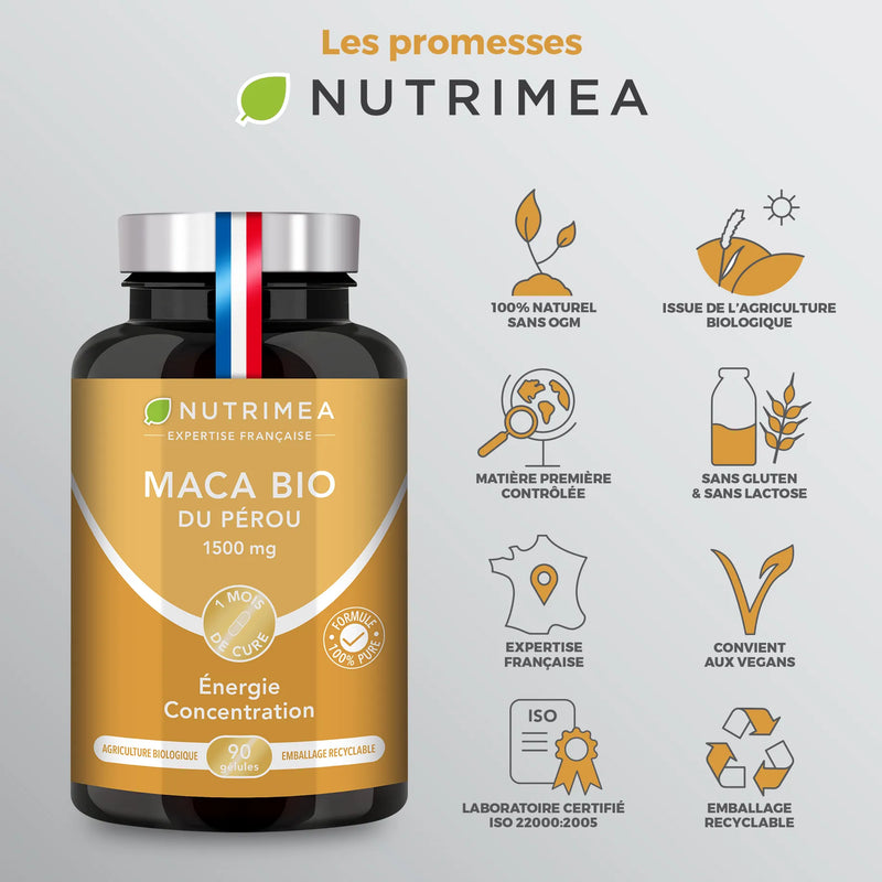 Gélules de Maca Bio