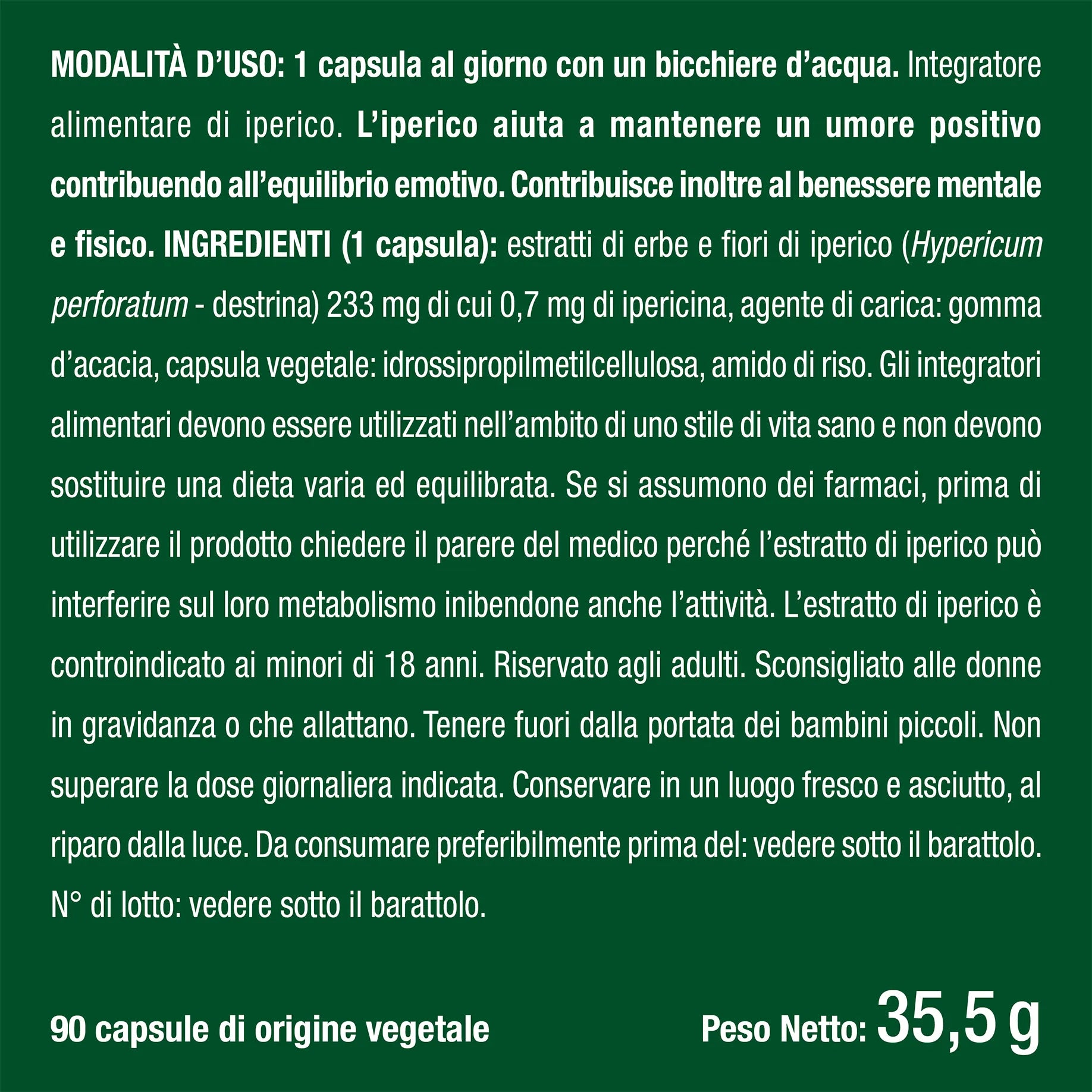 Iperico - Erba di San Giovanni