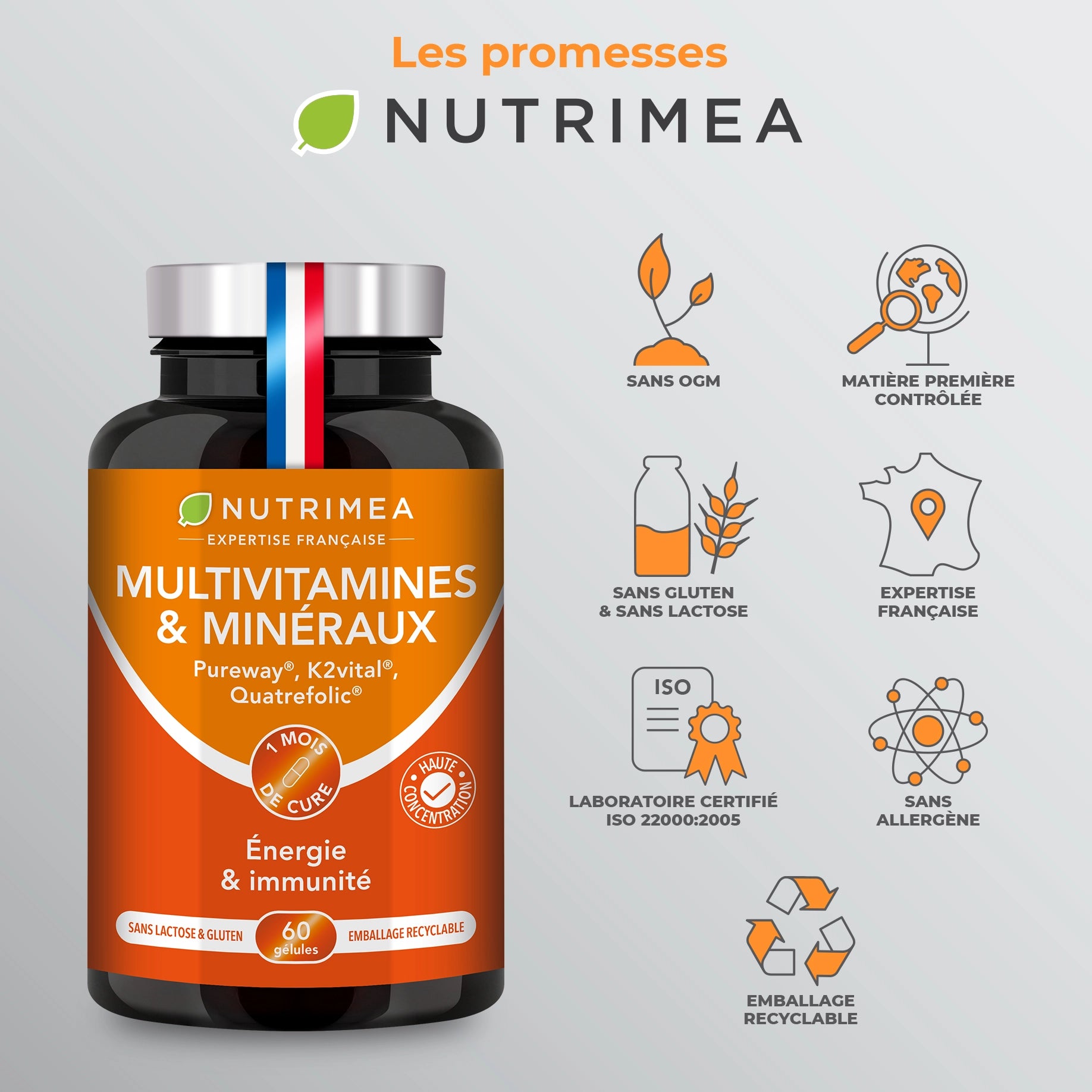Gélules de Multivitamines et Minéraux