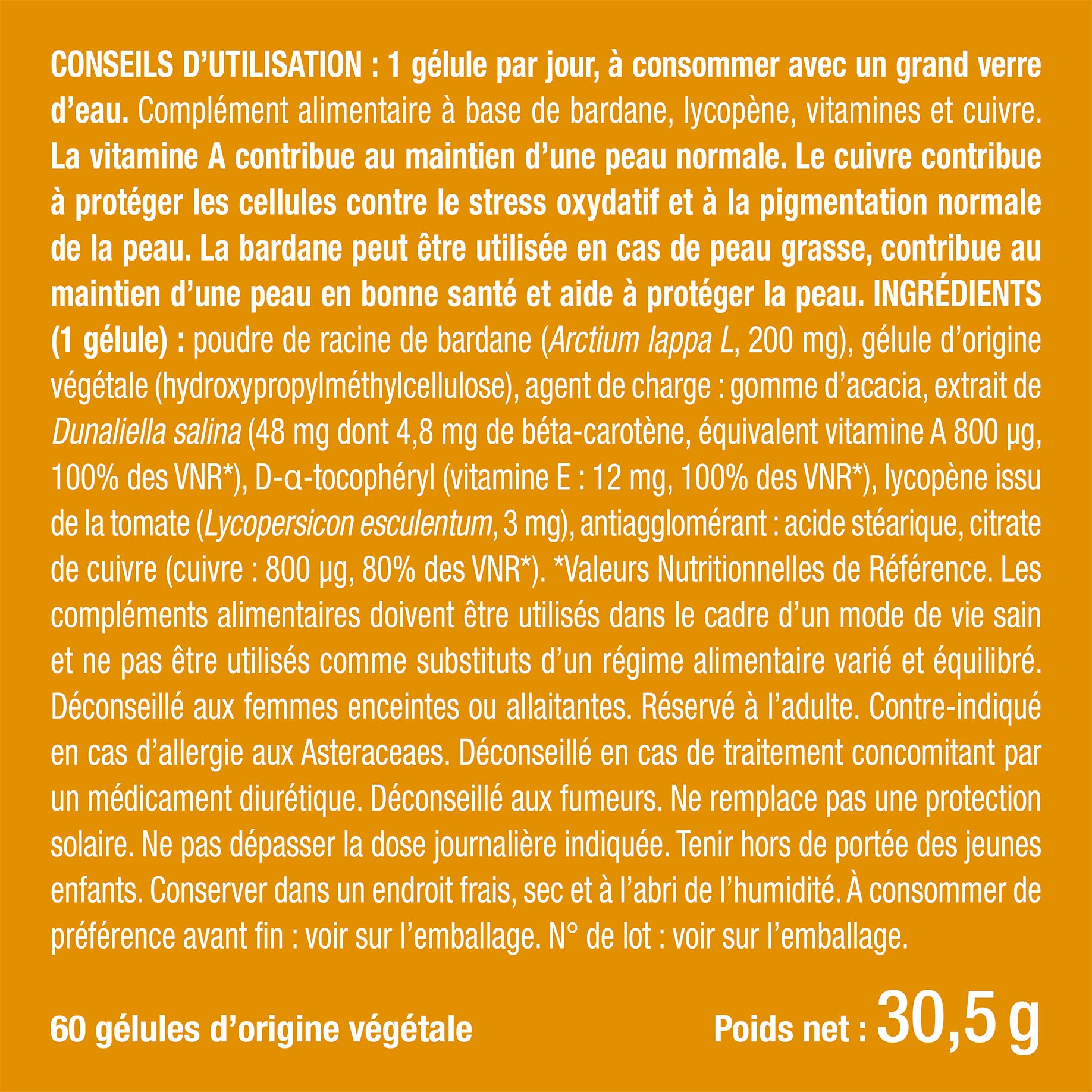 Bienfaits et contre indications pour Perfect Skin