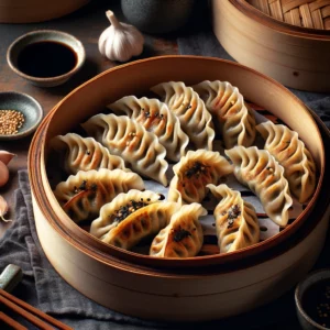 Illustration gyoza à l’Ail Noir