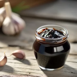 Sauce à l'ail noir
