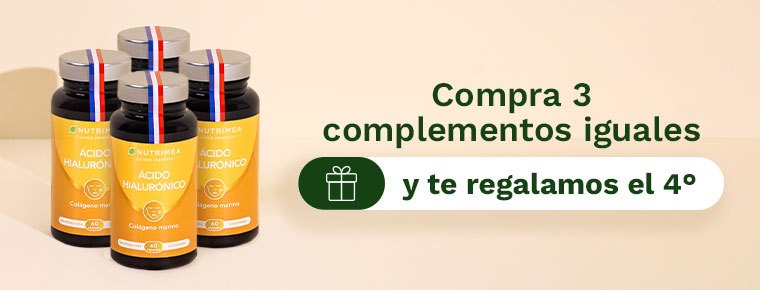 Compra 3 complementos iguales y te regalamos el 4