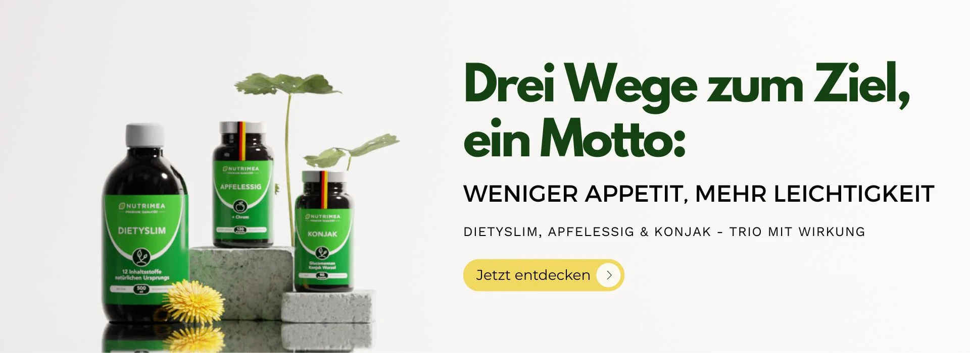 Dietyslim, Apfelessig und Konjak