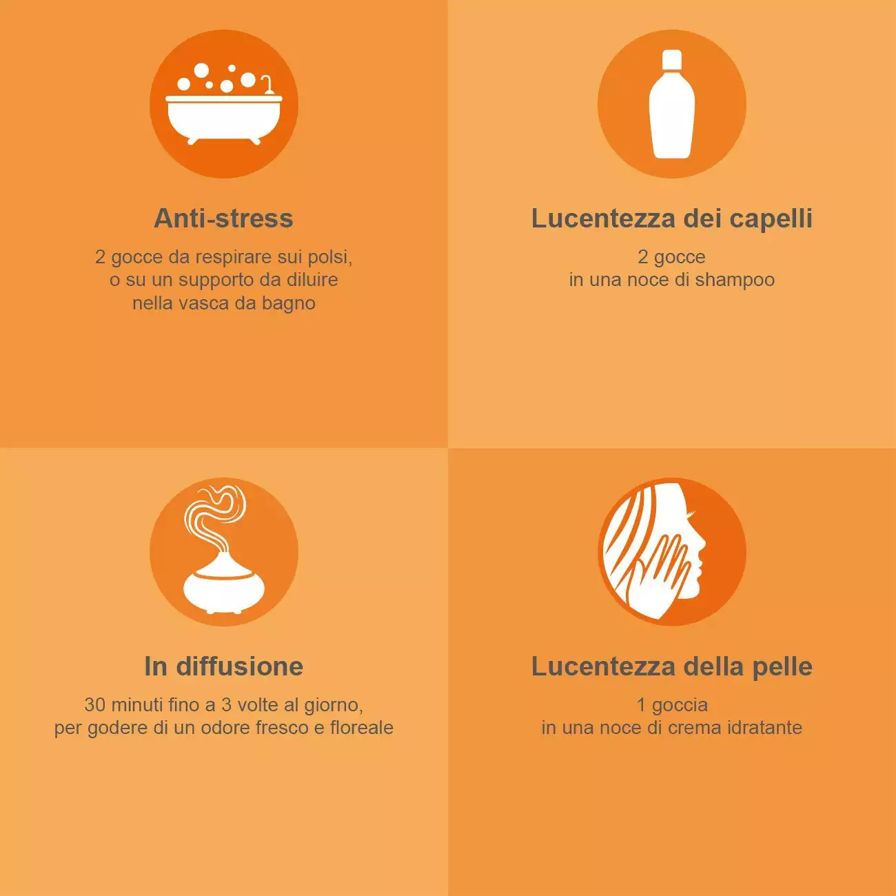 Illustrazione del portapillole dell'Olio essenziale Petit Grain Bigarade - Arancio Amaro