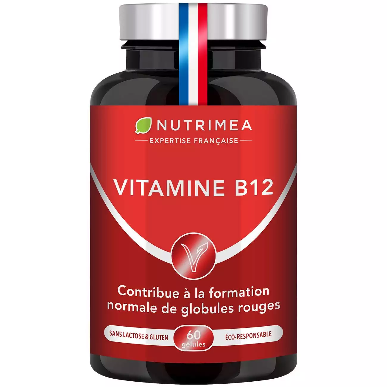 Fond blanc du pilulier de Vitamine B12