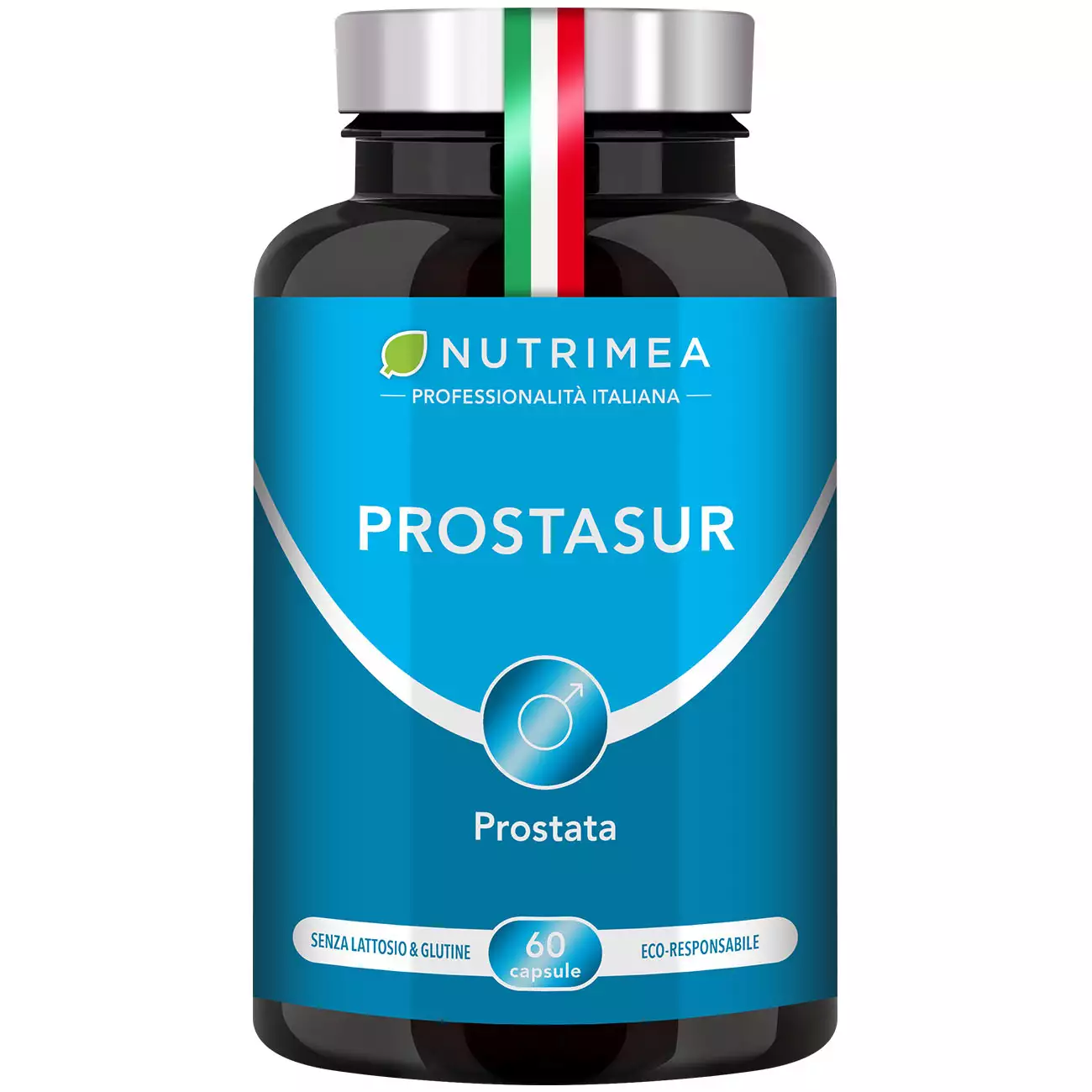 Sfondo bianco del portapillole PROSTASUR - Per la Prostata