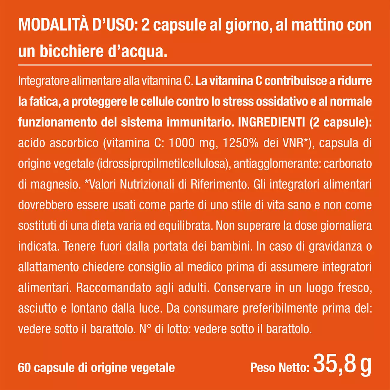 Benefici e controindicazioni di Vitamina C